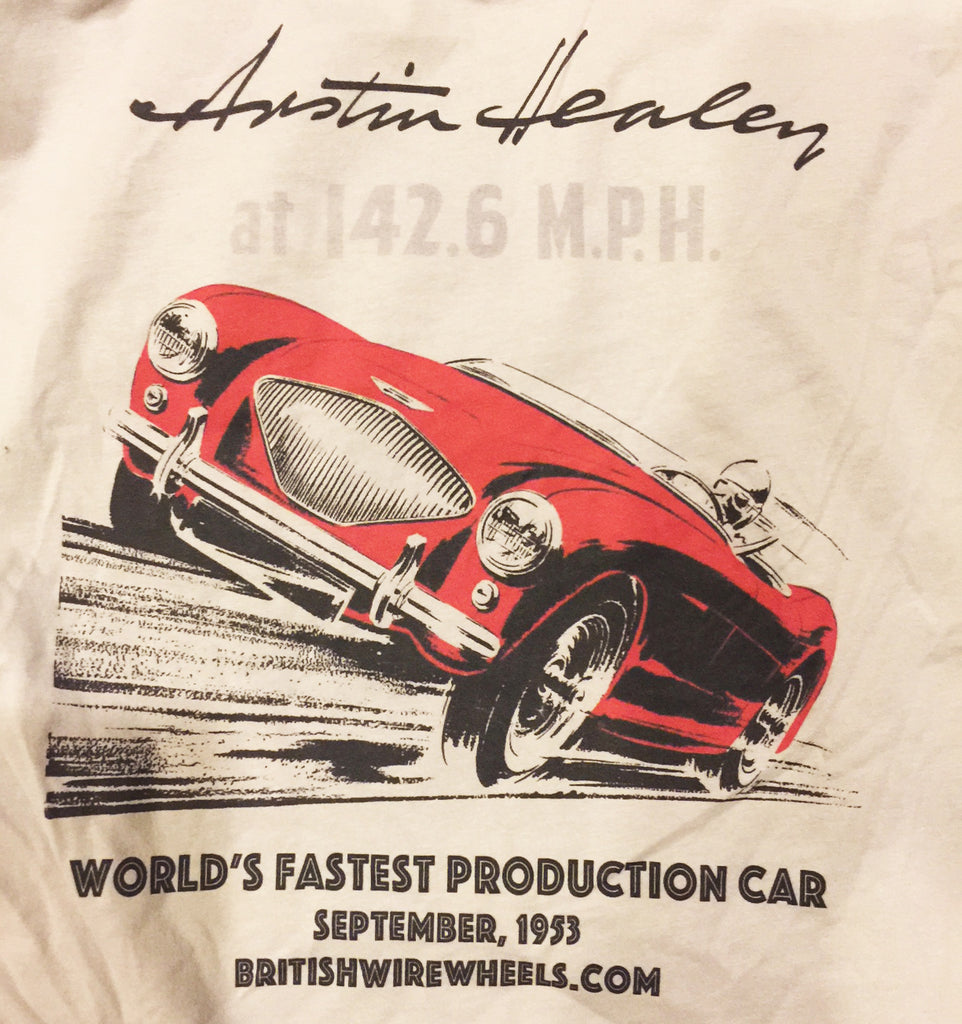 New T Shirt honoring the Speed Records of Donald Healey at the Bonneville Salt Flats