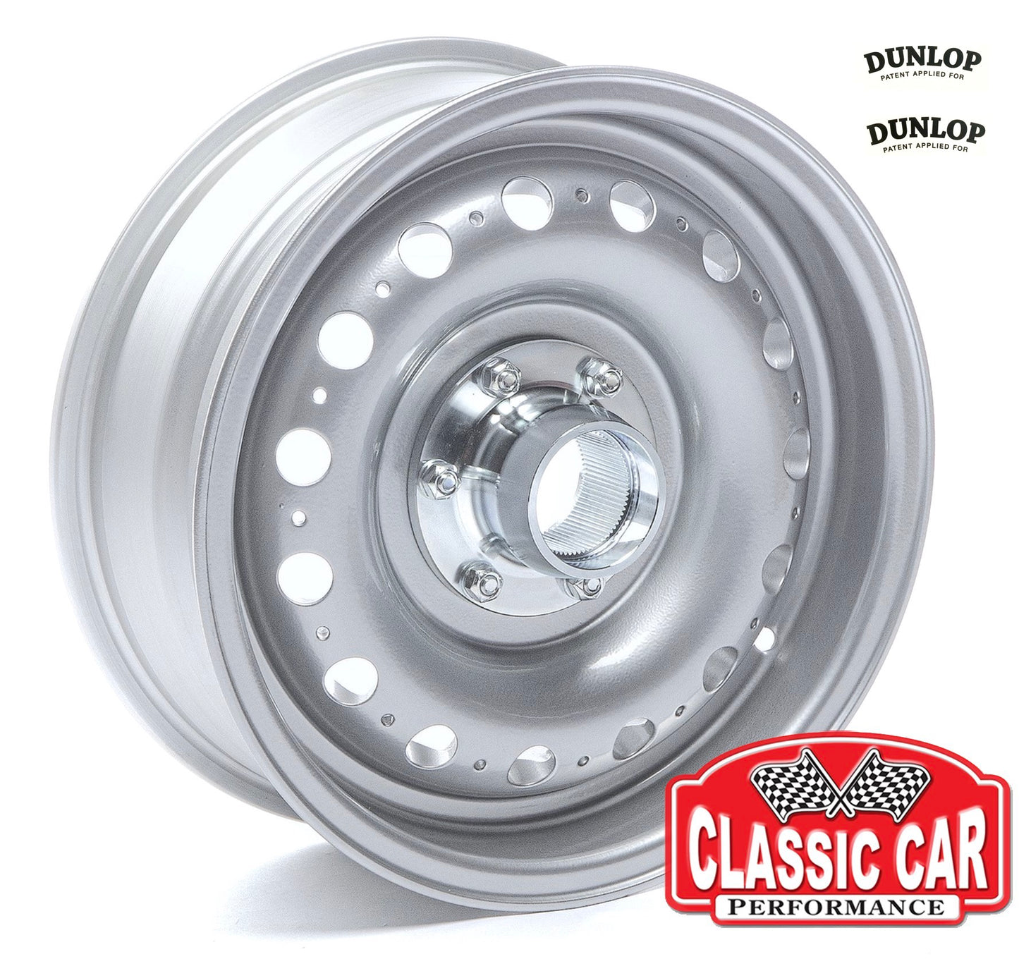 15x5.5" Dunlop D-Type Alloy Wheel - 42mm