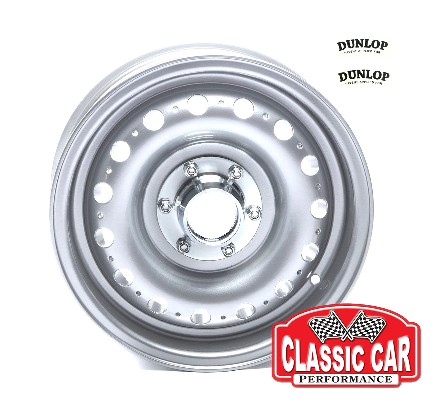 15x5.5" Dunlop D-Type Alloy Wheel - 42mm