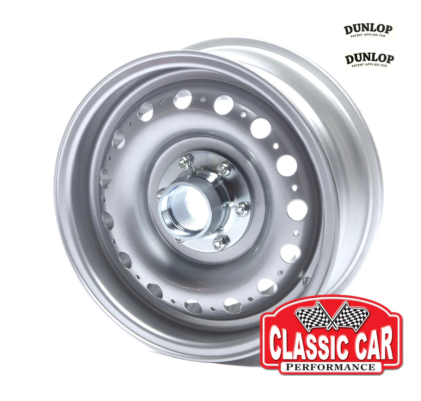 15x5.5" Dunlop D-Type Alloy Wheel - 42mm