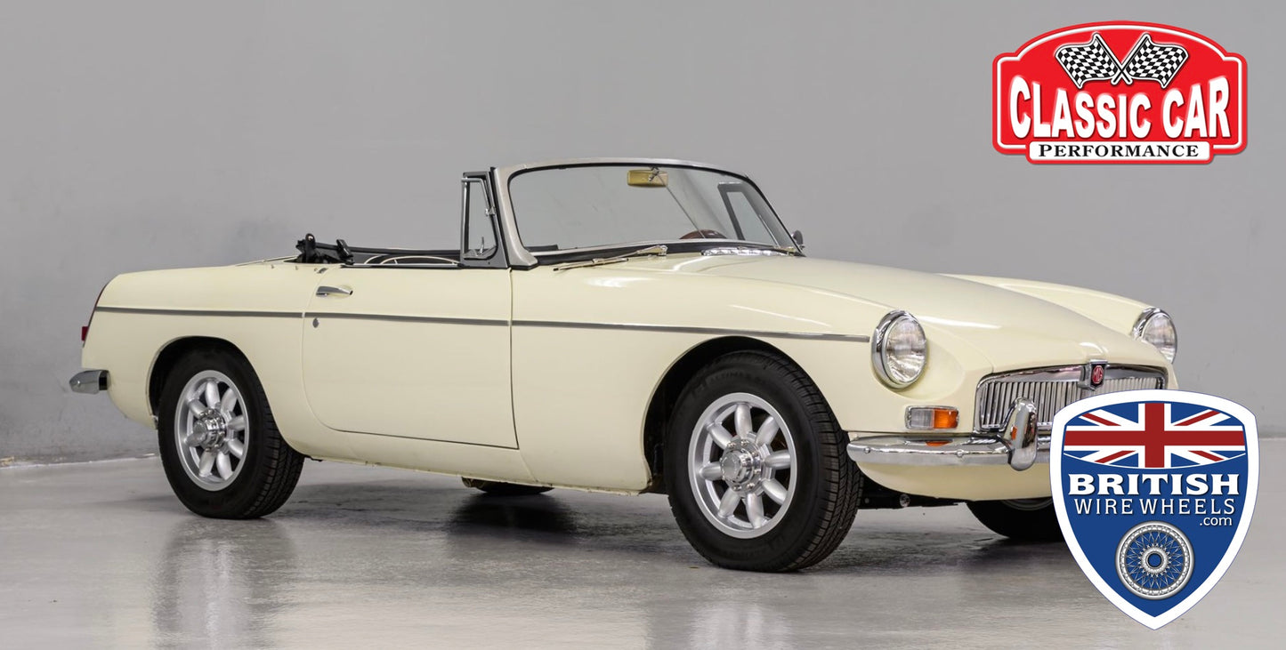15"x 5.5" Minilite Reproduction Alloy Wheels - Austin Healey / MG / Triumph