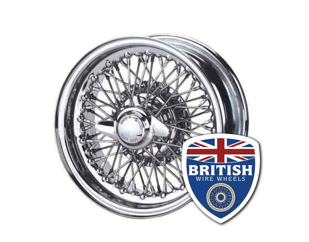 13"x 5.5" 60 Spoke Center Lace - Bugeye Sprite Midget MWS