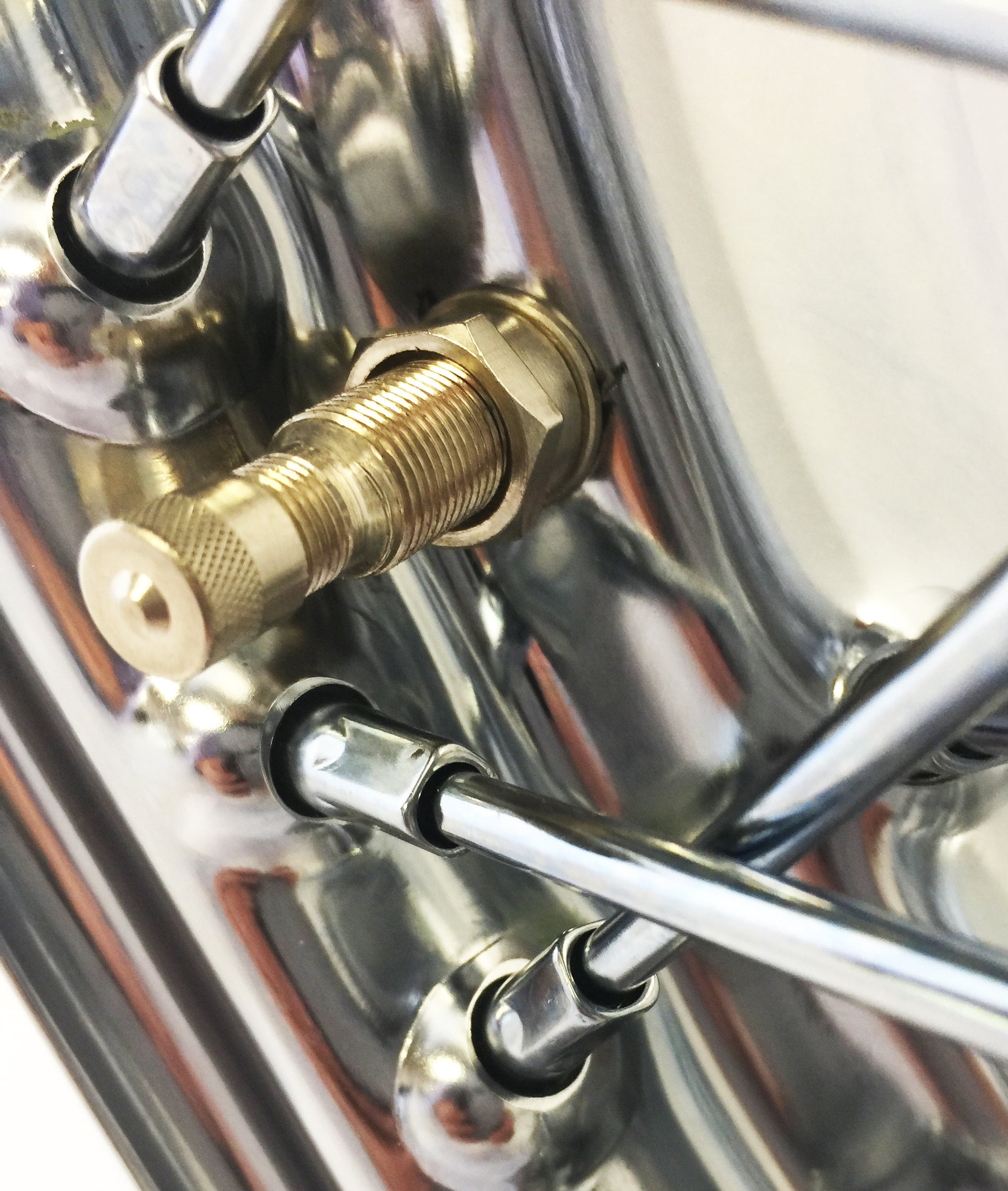 Moss Motors Dayton Dunlop MWS Austin Healey MG Morgan Triumph 15x4.5 60 Spoke Chrome TUBELESS British Wire Wheels