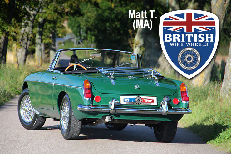 14"x 4.5" 60 Spoke Tubeless - MGB & MGB GT