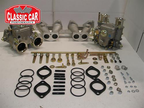 Triumph Spitfire - Twin 40 DCOE Weber Carb Conversion Kit (4 Port Head)