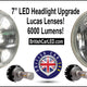 NEW PRODUCT - 7" Lucas Headlight LED Conversion Kit