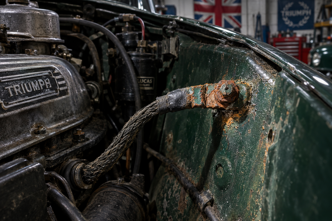 The Hidden Thief in Your Engine Bay: Why Old Battery Cables Kill Classic Cars