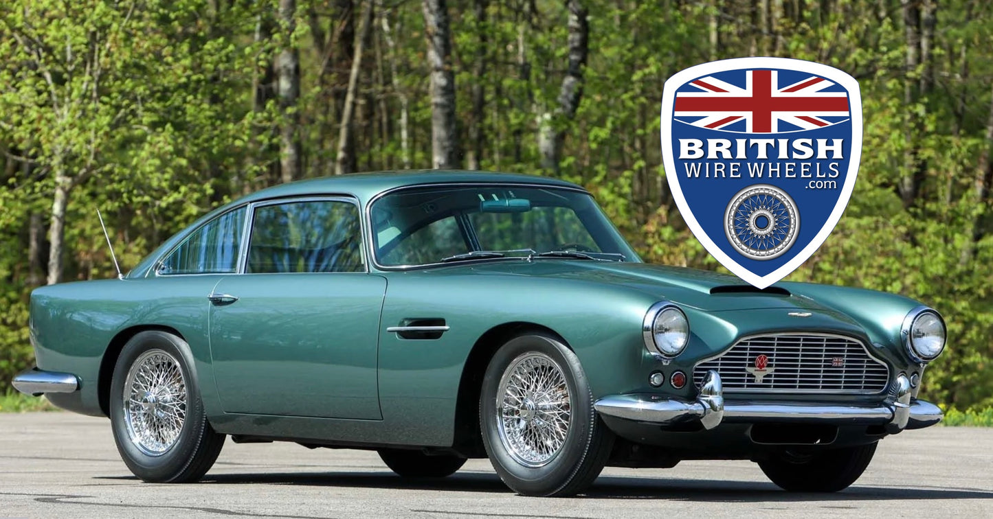16"x5"  72 spoke  Wire Wheel TUBELESS - Aston Martin DB4 (all)