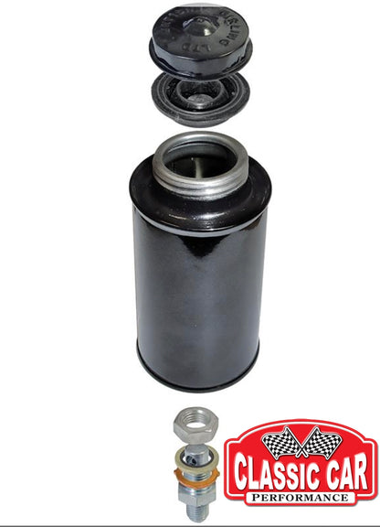 Brake Reservoir Tank and Mounting Strap - Single Supply