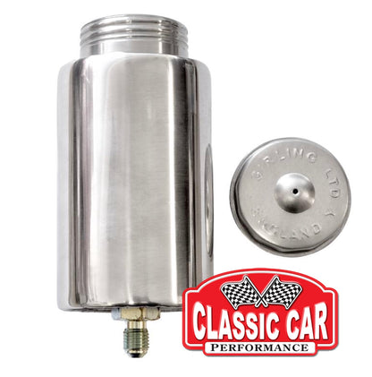 Brake Reservoir Tank and Mounting Strap - Single Supply