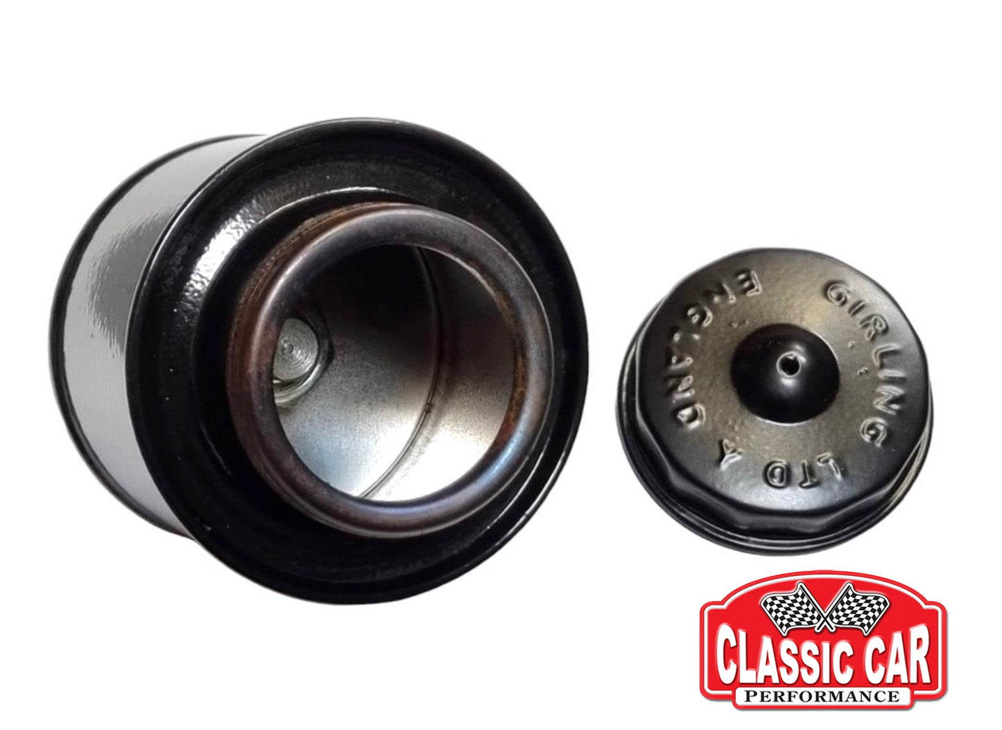 Brake Reservoir Tank and Mounting Strap - Single Supply (Classic OEM Style - Compact)