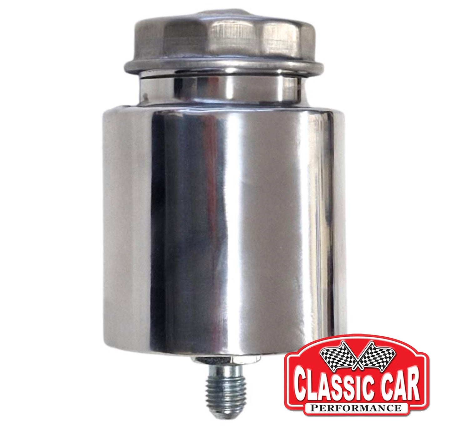 Brake Reservoir Tank and Mounting Strap - Single Supply (Classic OEM Style - Compact)