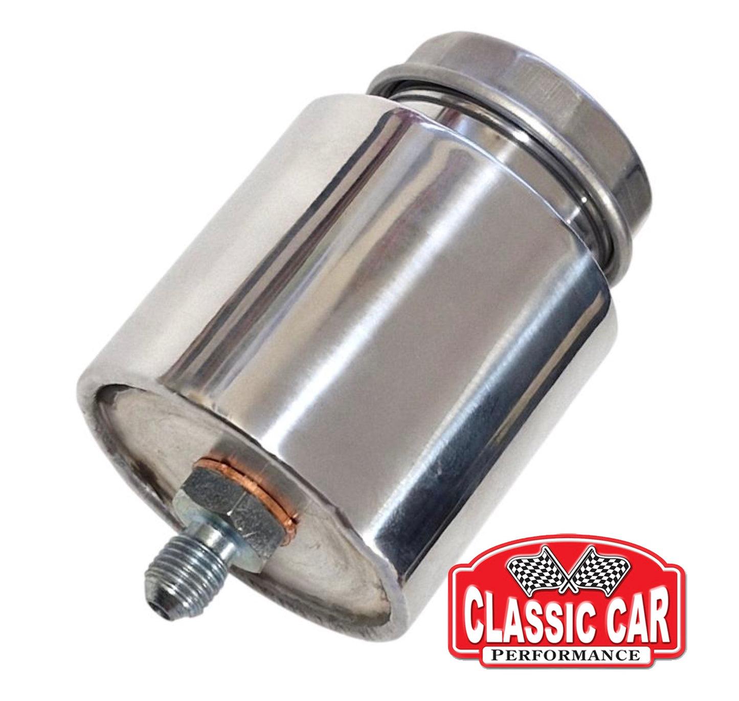 Brake Reservoir Tank and Mounting Strap - Single Supply (Classic OEM Style - Compact)