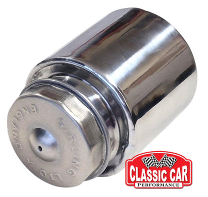 Brake Reservoir Tank and Mounting Strap - Single Supply (Classic OEM Style - Compact)