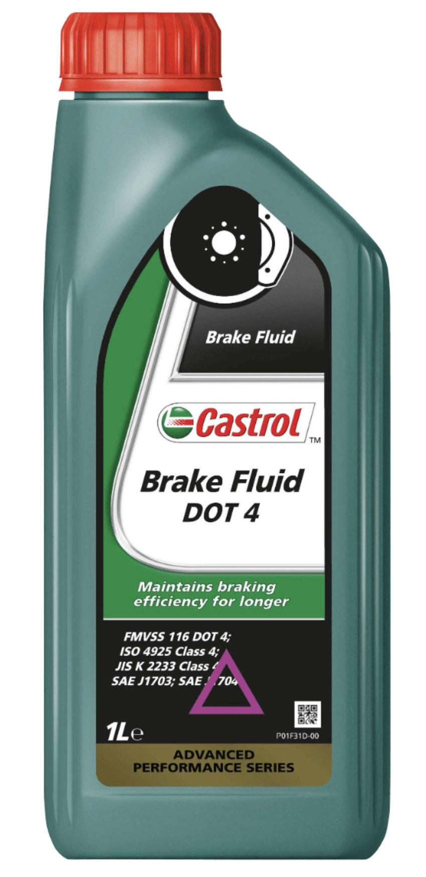 Castrol Classic DOT 4 Brake Fluid - 1 Liter (1.05 quarts)