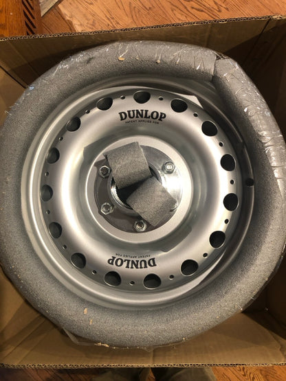 15x6"  Dunlop D-Type Alloy Wheel - Silver Finish