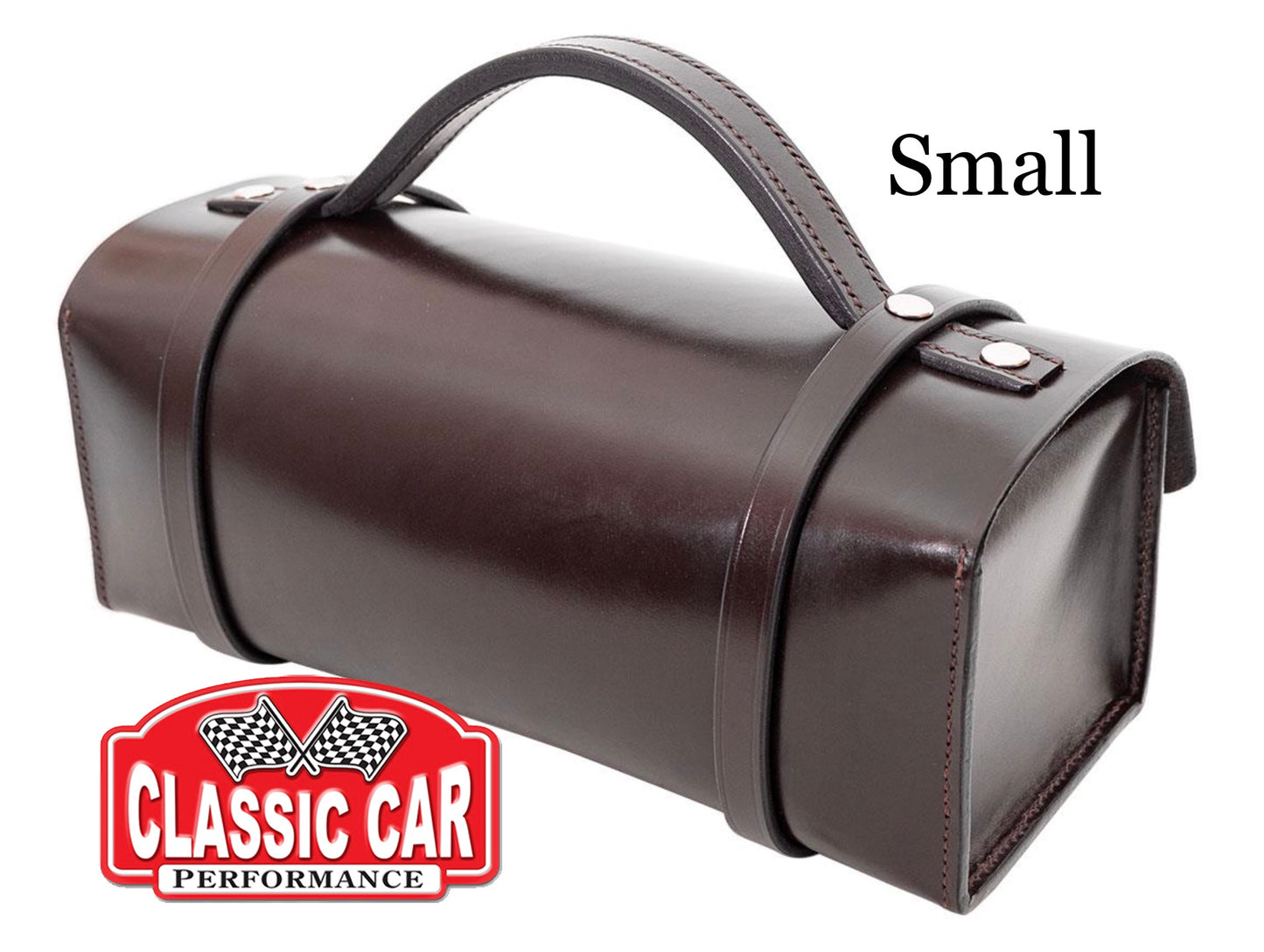English Bridle Leather Tool Bag - Hand Sewn