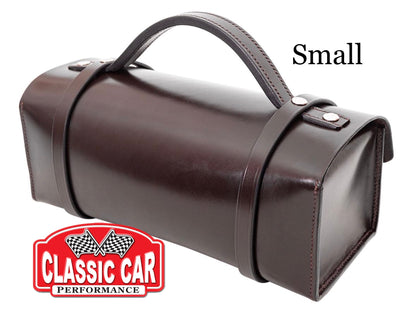 English Bridle Leather Tool Bag - Hand Sewn