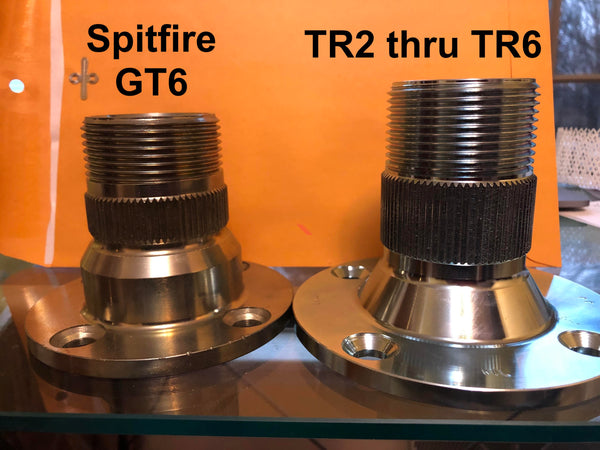 Spitfire Splined Hubs vs TR Splined Hubs