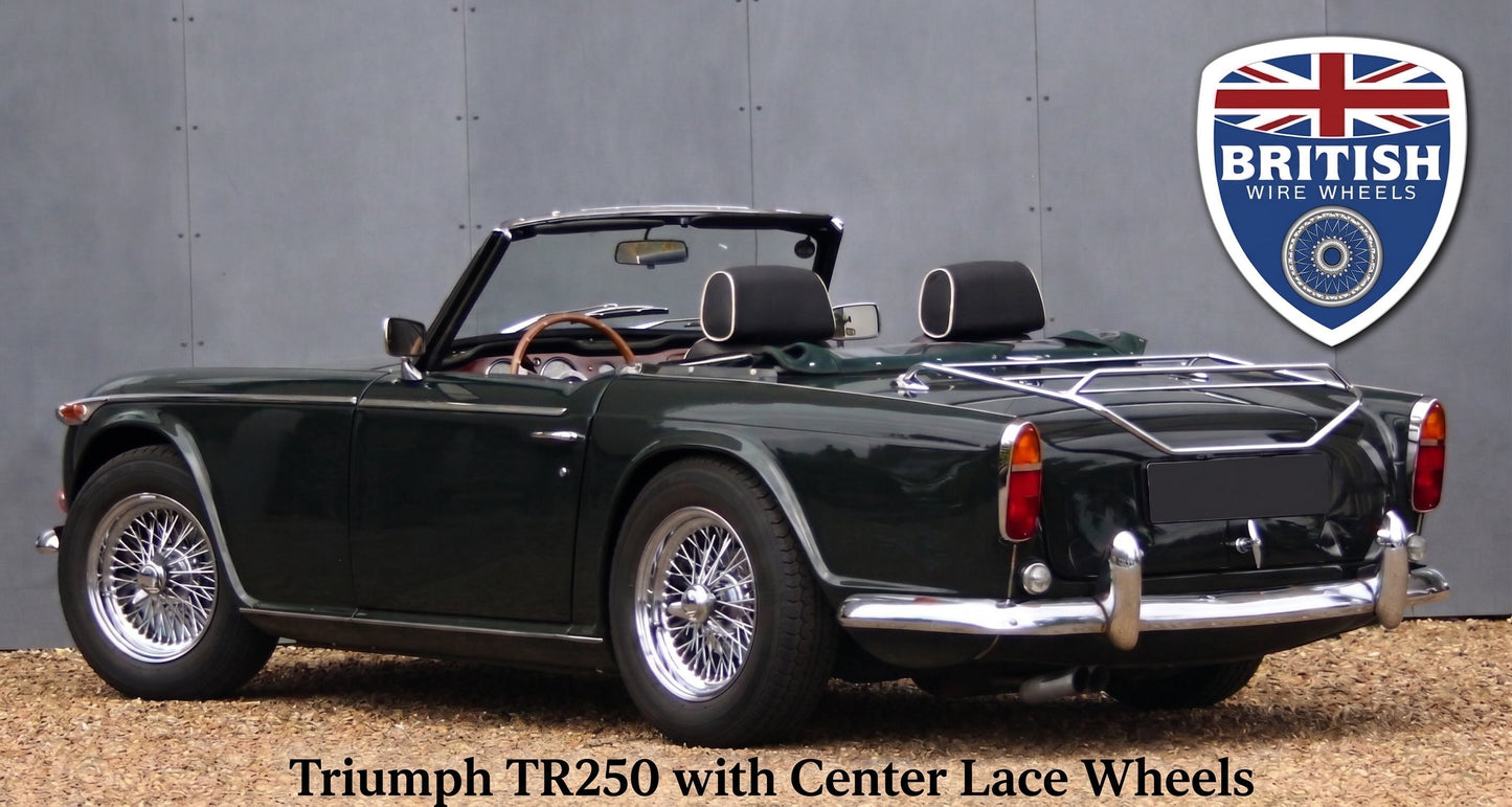 15x5.5 Center Lace Tubeless - Triumph / MGA / MGB / Austin Healey MWS