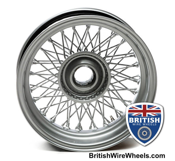 Dayton Dunlop MWS Austin Healey MG Morgan Triumph 15x4.5 60 Spoke Painted TUBELESS British Wire Wheels