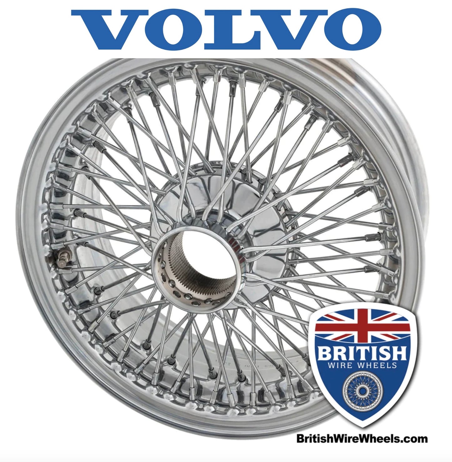 Volvo p1800 (1970-1973) - Wire Wheel Conversion Kit MWS