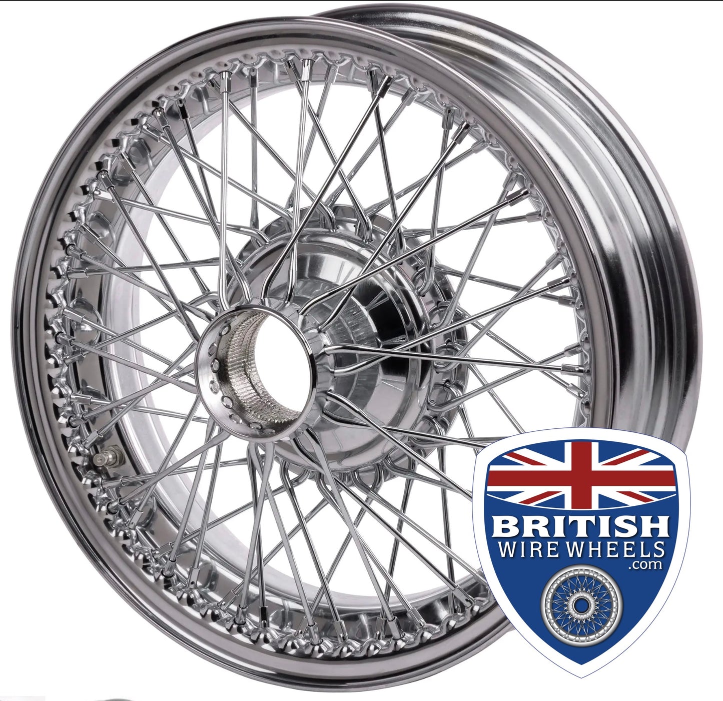 16"x4.5"  56 spoke  Wire Wheel TUBELESS - AC Ace / Aceca / Bristol MWS
