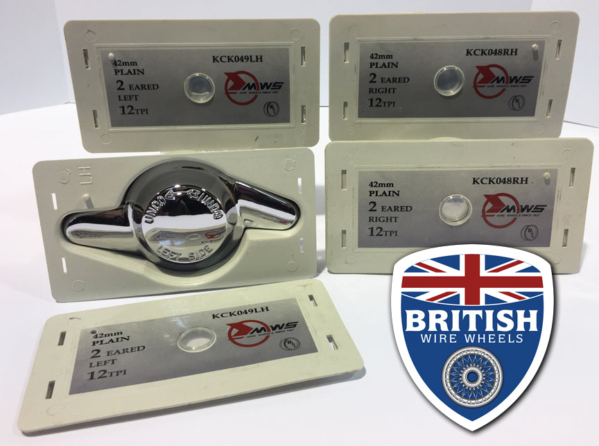 Dayton Dunlop MWS 42mm Wire Wheel Knockoff Spinner
