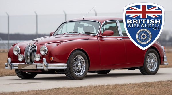 Jaguar Mk2 MkII 16x6 Competition Lace Wire Wheels