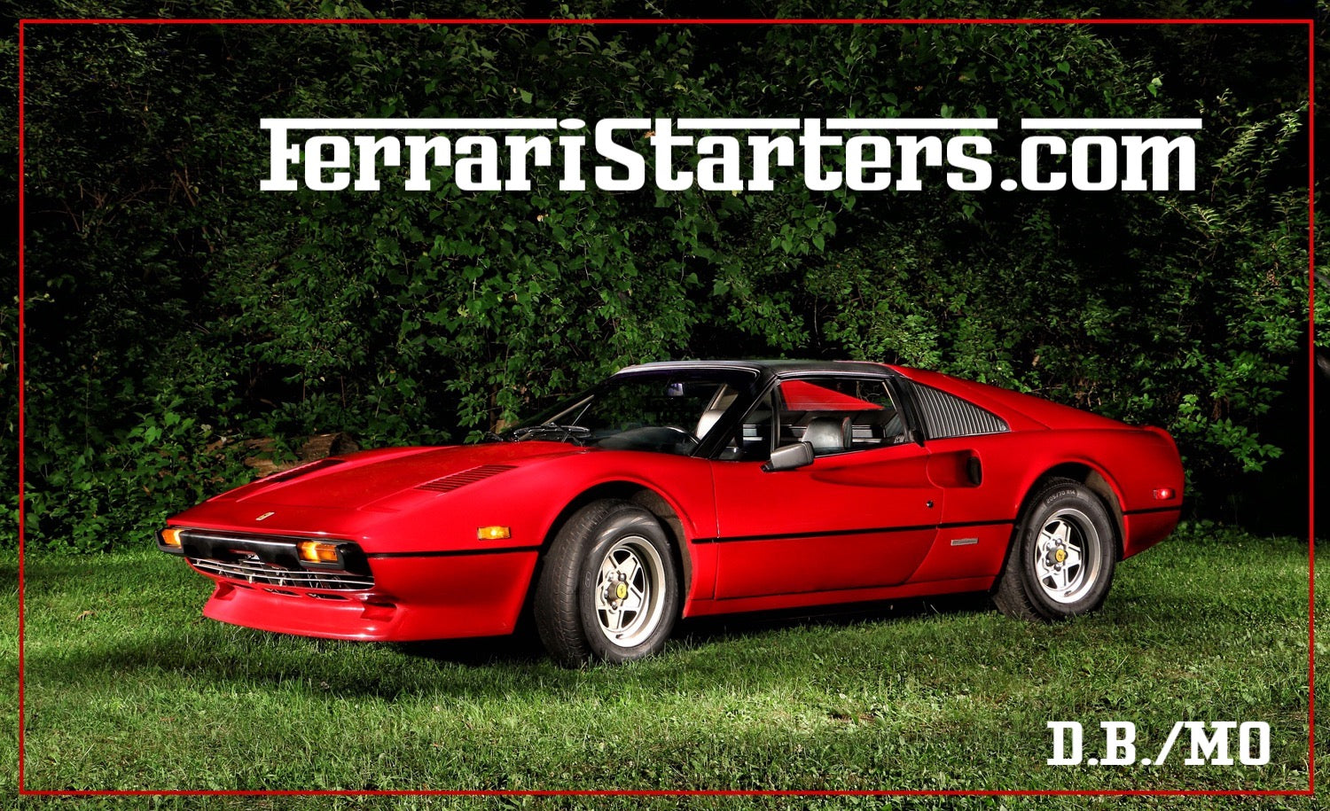 U632 STARTER FERRARI 308 GTB 1/43 Ref E019 NB U632 STARTER FERRARI 308 GTB 1/43 Ref E019 NB