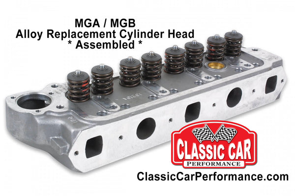 MGA MGB Alloy Aluminum Cylinder Head Assembled