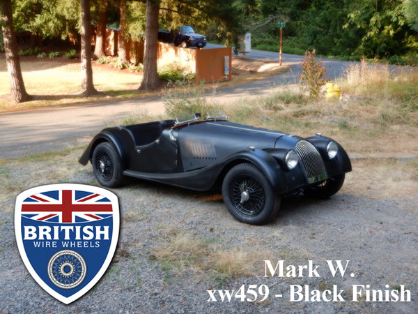 Dayton Dunlop MWS Wire Wheel Austin Healey MG Morgan Daimler TVR 15x 5 72 Spoke TUBELESS British Wire Wheels moss motors