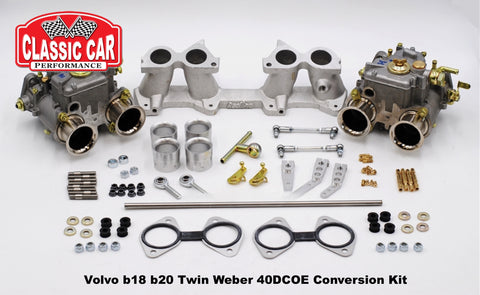 Volvo b18 b20 - Twin 40 DCOE Weber Carb Conversion Kit